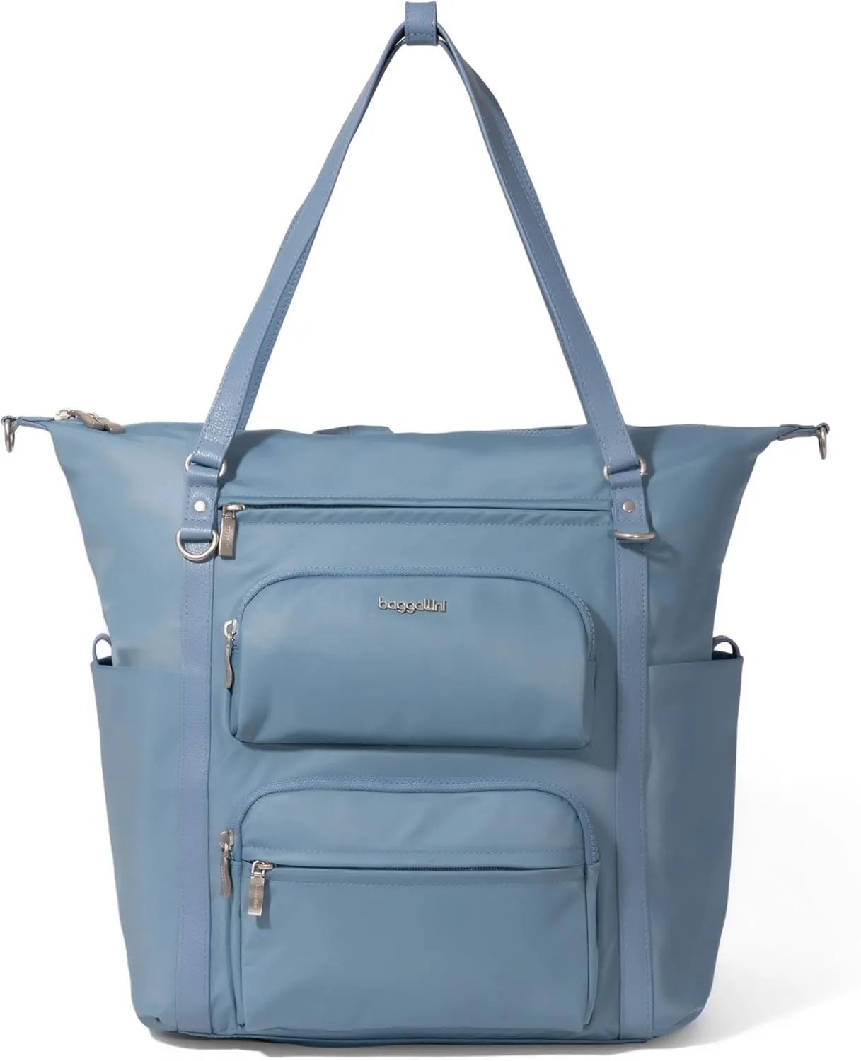 Baggallini Nolita Convertible Backpack - 14x11 Inch Travel Backpack with 16 Inch Laptop Sleeve - Lightweight Luggage Backpack