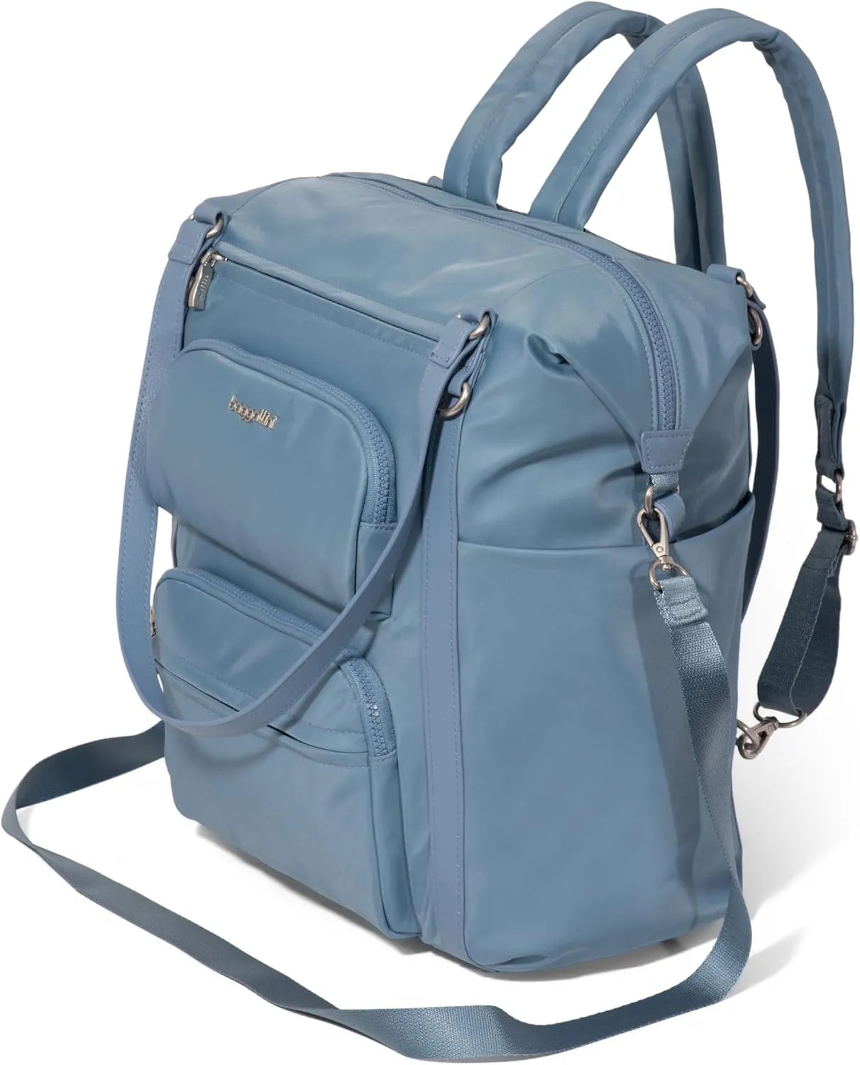 Baggallini Nolita Convertible Backpack - 14x11 Inch Travel Backpack with 16 Inch Laptop Sleeve - Lightweight Luggage Backpack