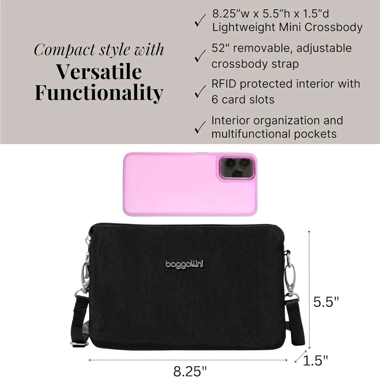 Baggallini The Only Mini Bag