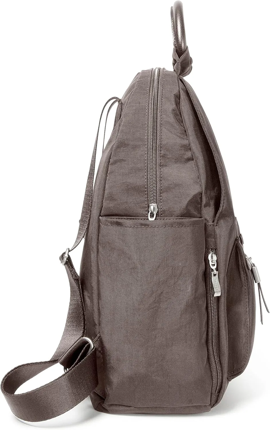 Baggallini womens New Classic Heritage With Rfid Phone Wristlet All Day Backpack, Sterling Shimmer, One Size US