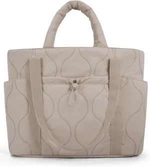 BAGSMART Puffer Tote Bag for Women, Quilted Travel Top Handle, Large Lightweight Shoulder Handbags with Zipper