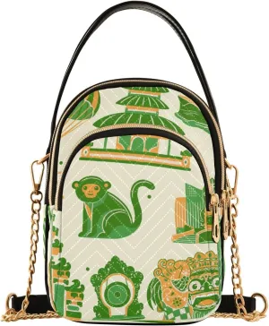 Bali City Landmark Small Women's Crossbody Purse, Shoulder Bag for Women Handbags Cell Phone Purse