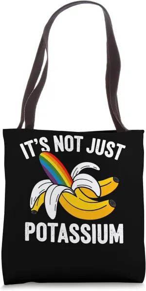 Banana With Rainbow Inside Tote Bag