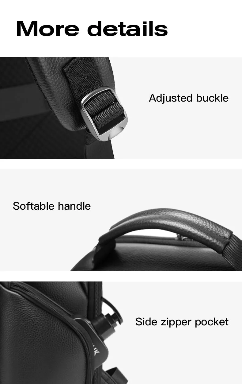 Bange i-Bronz Water Resistant Hidden Compart Big Capacity Multi Compartment Ultra Light Travel Laptop Backpack (15.6")
