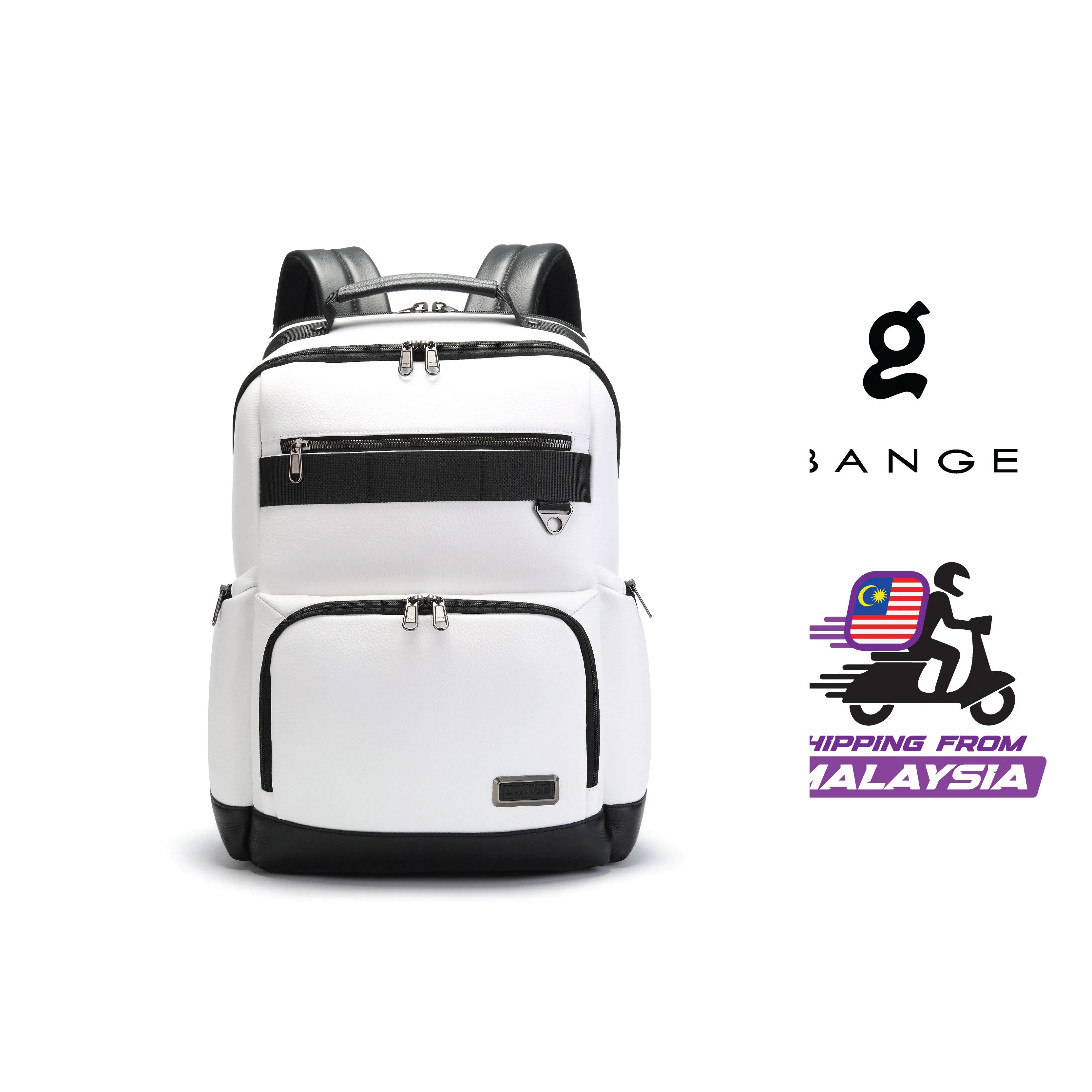 Bange i-Bronz Water Resistant Hidden Compart Big Capacity Multi Compartment Ultra Light Travel Laptop Backpack (15.6")