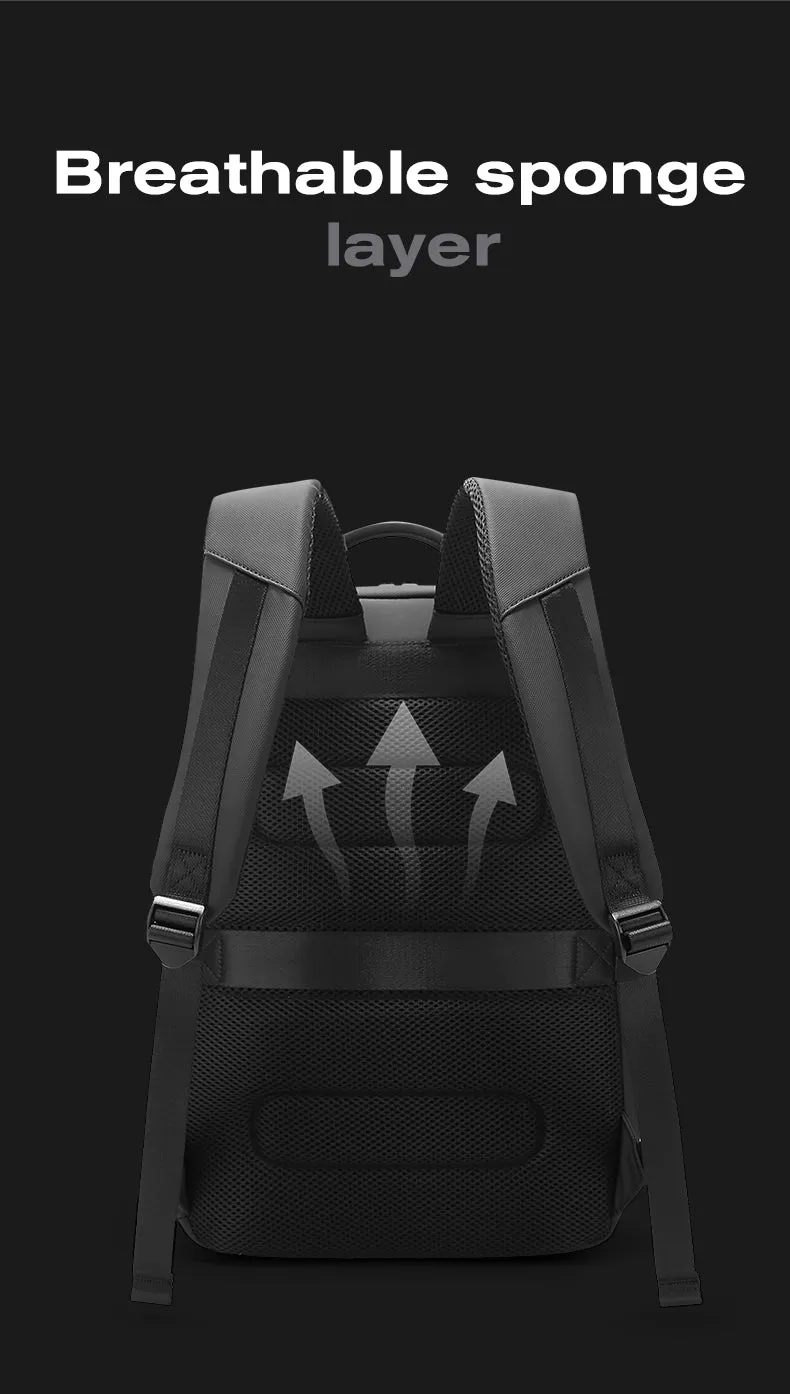 Bange i-Flynnz Water Resistant Hidden Compart Big Capacity Multi Compartment Ultra Light Travel Laptop Backpack (15.6")