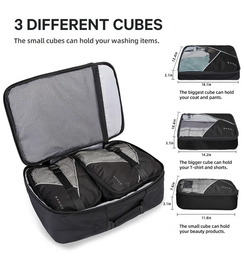 Bange i-Kadenz Water Resistant FREE Multi Compartment Pouch Ultra Light Travel Laptop Backpack (17.3")