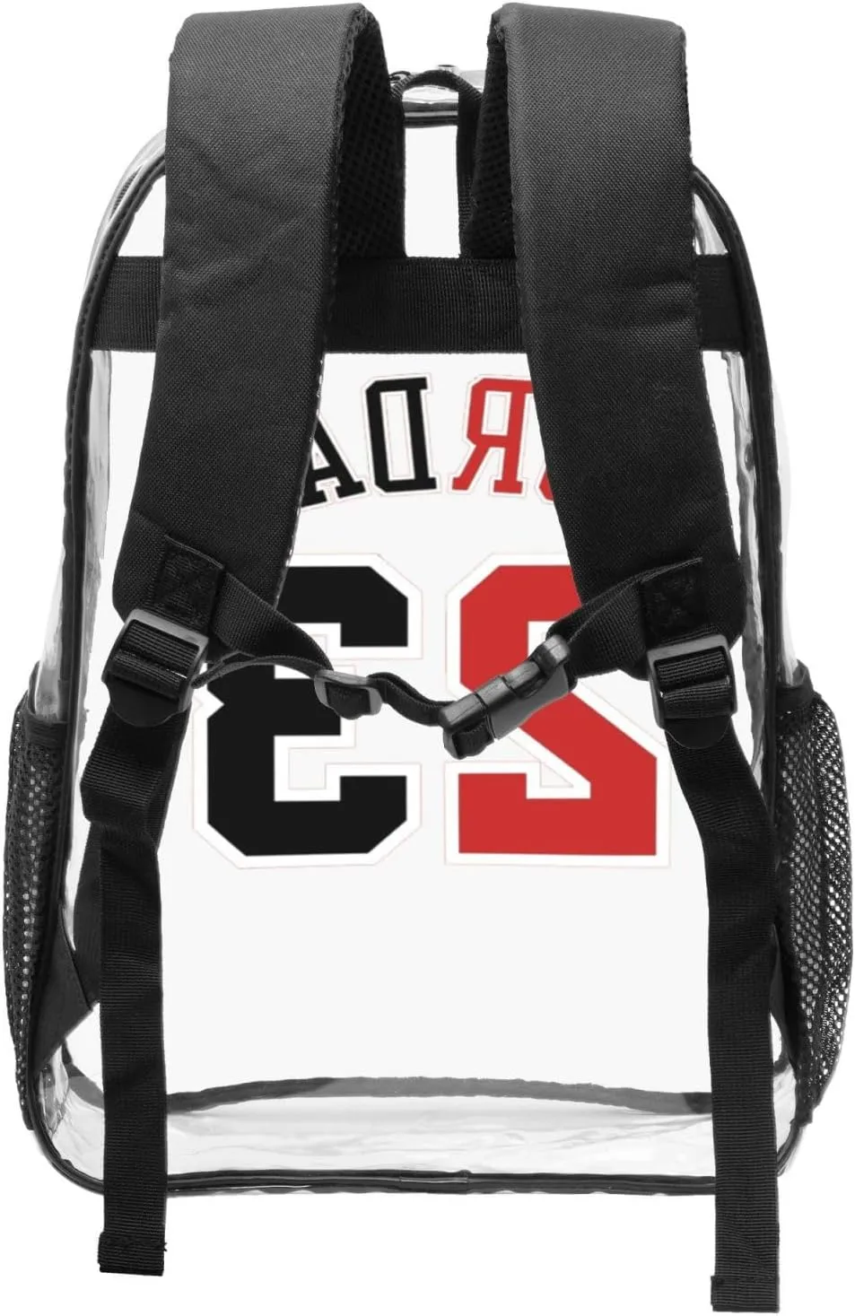 Basketball Goat 23 Transparent Backpack 16 Inch Laptop Backpack Large Capacity Backpack Travel Bag