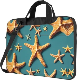 Beach Starfish Laptop Bag - Shockproof & Stylish Laptop Handbag For Unique And Safe Laptop Transportation