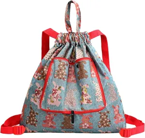 Beach Tote Bag Drawstring Seal Folding Sports Fitness Backpack Light Travel Day-Pack For Gym Outdoor Mens Beach Travel