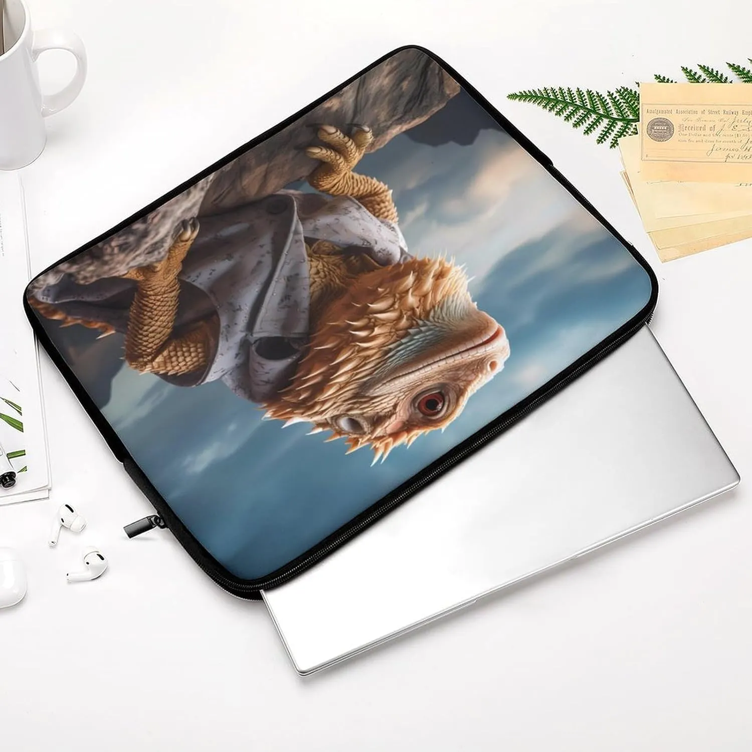 Bearded Dragon Lizard Animal Laptop Sleeve Bag Shockproof Computer Carrying Case Notebook Cover Briefcase 15inch, style