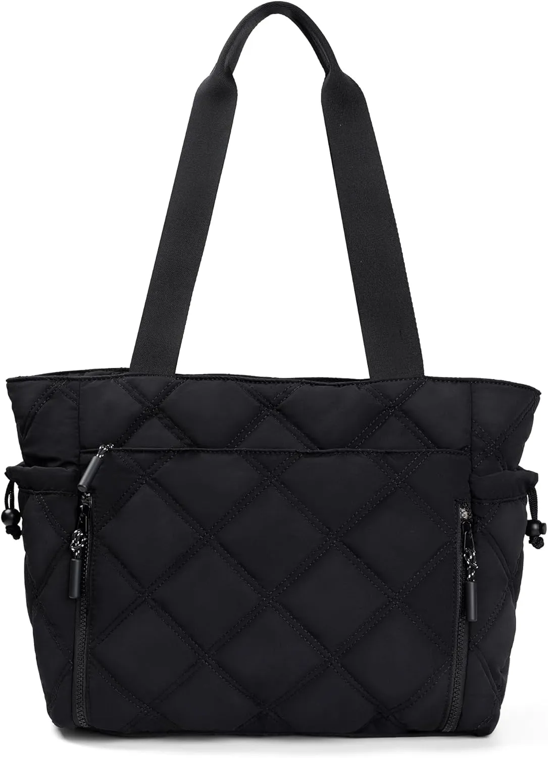 befen Laptop Tote Bag for Women Work, Travel Tote Bags Nurse Puffer Quilted Handbags, Lightweight Waterproof Beach Purse