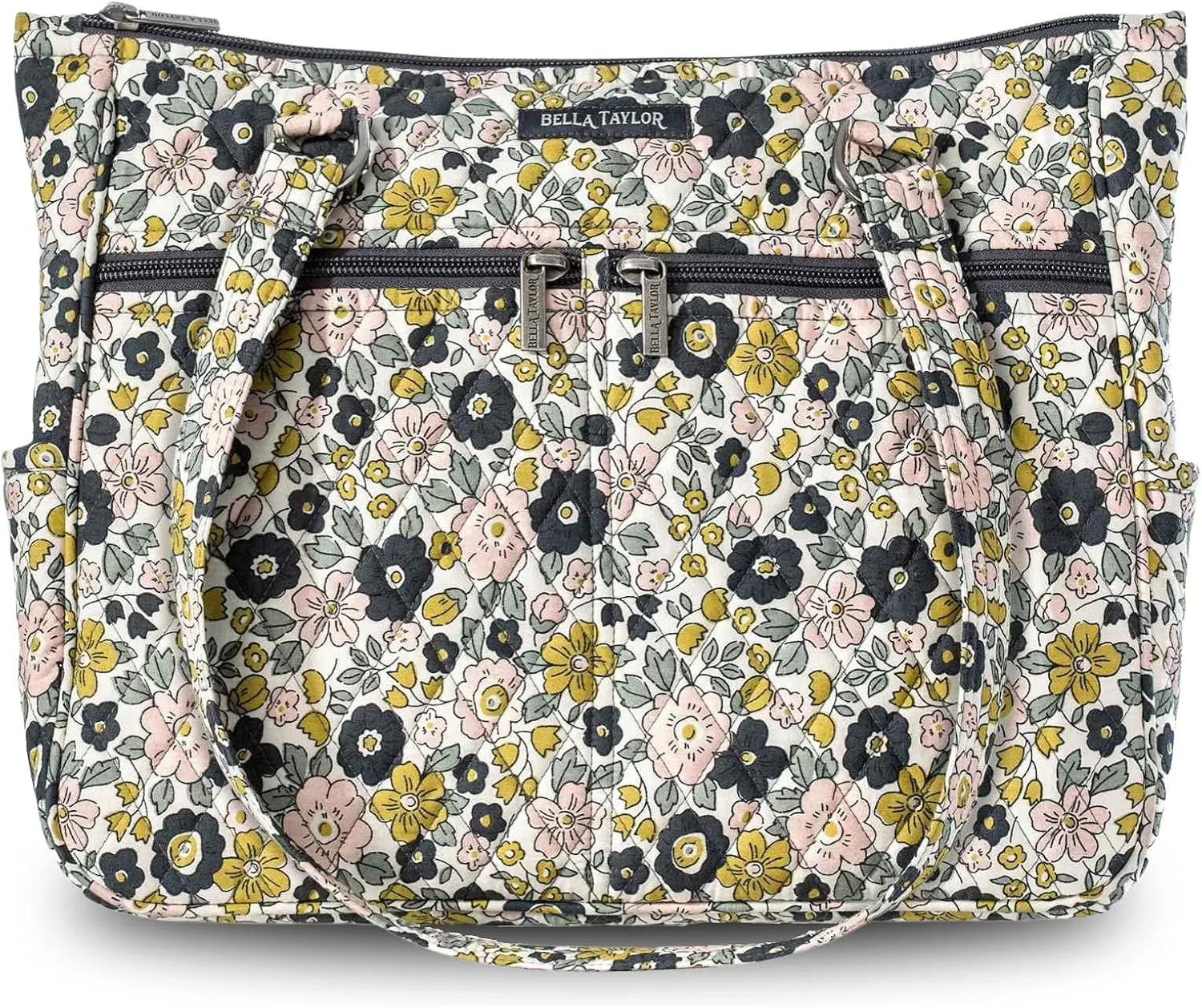 Bella Taylor Everyday Tote | Lightweight Quilted Fabric Handbags for Women