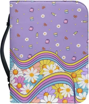 Bible Cover for Women and Men Study Bible Protective Bag Scripture Tote Book Protector with Big Capacity