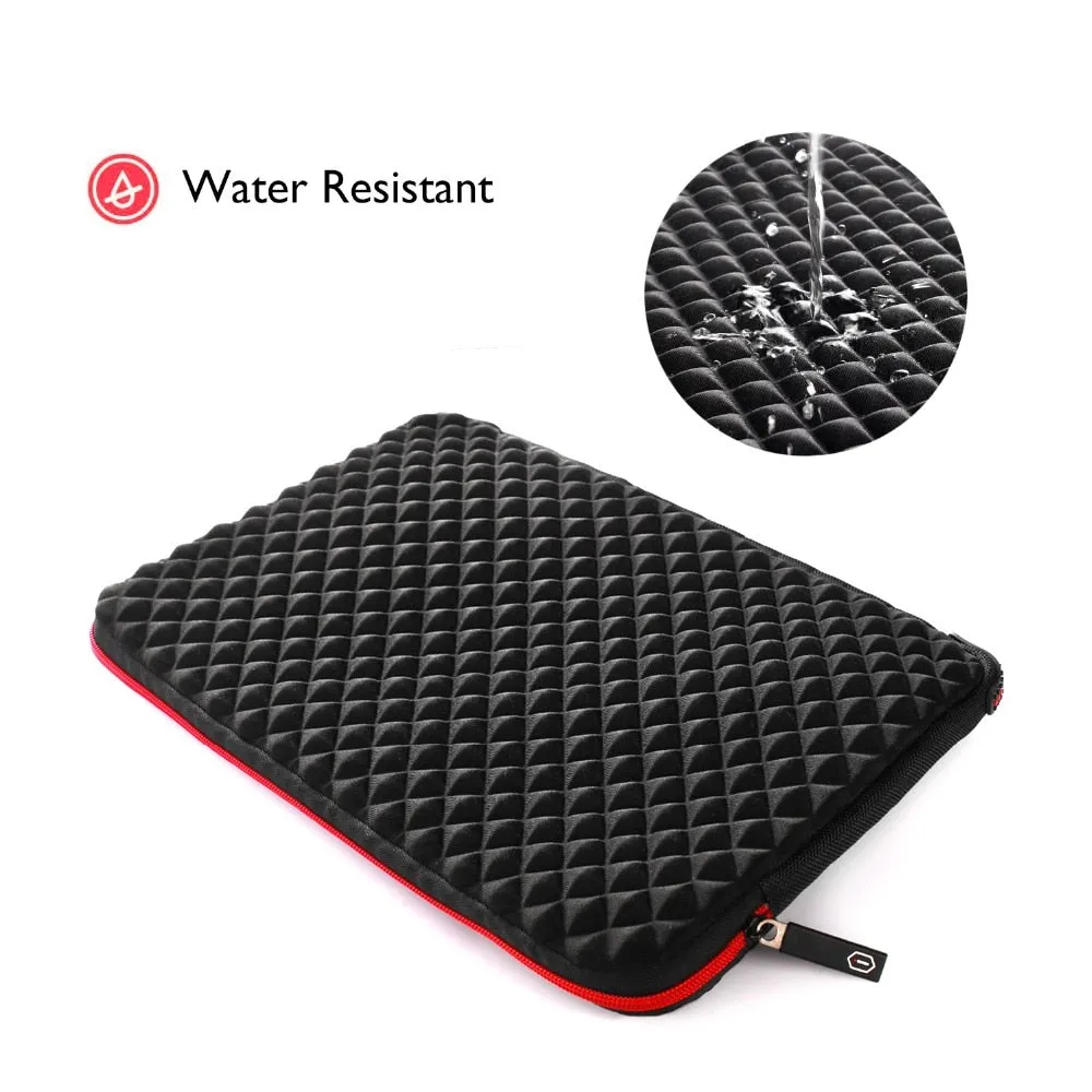 Black Plaid Laptop Case 13-inch