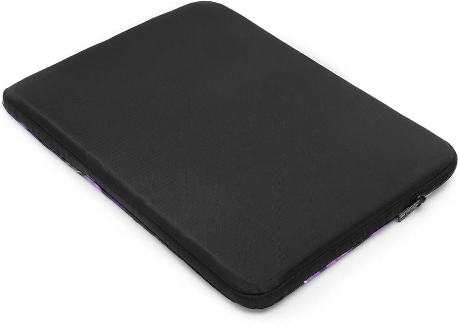 Blooming Purple Flowers Pattern Shockproof Portable Laptop 13 inch Sleeve Bag for Men and Women - Ideal for Business Travel, School, and Daily Use