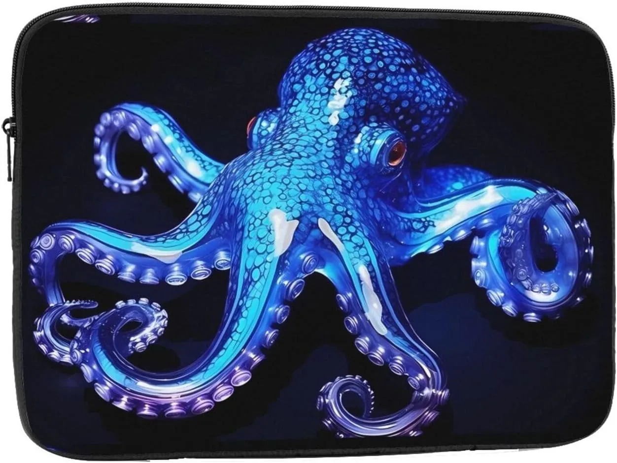 Blue Octopus Laptop Inner Bag Laptop Sleeve Case Briefcase Carrying Laptop Cover