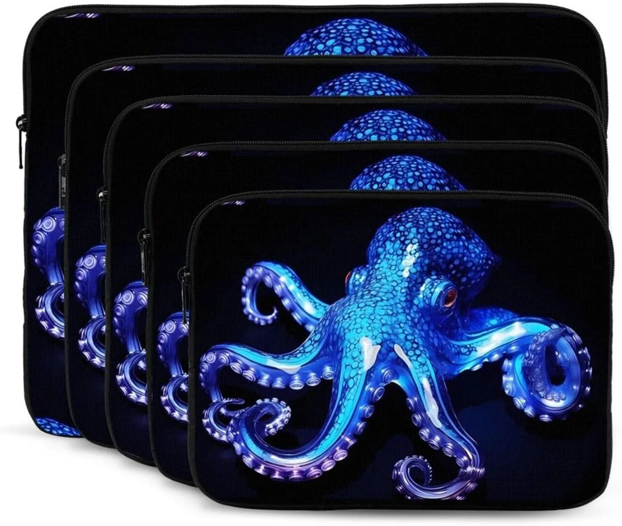 Blue Octopus Laptop Inner Bag Laptop Sleeve Case Briefcase Carrying Laptop Cover