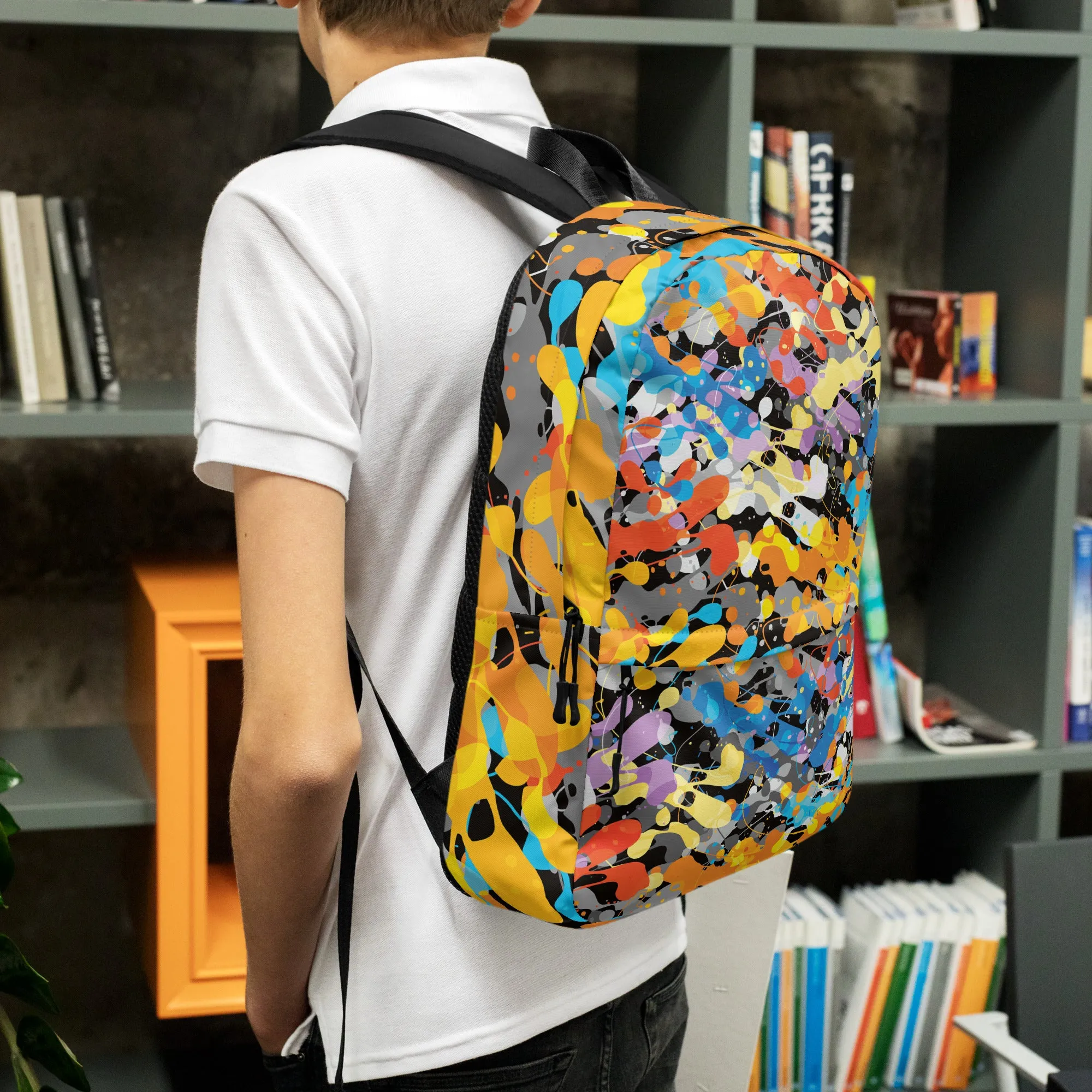 Bold graphic backpack