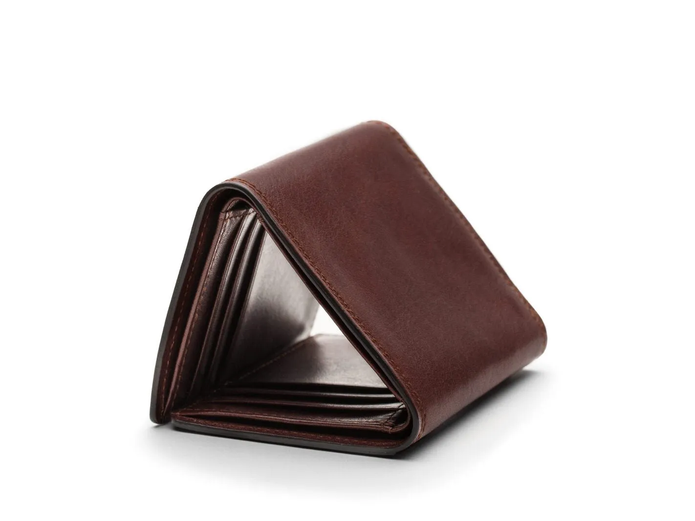 Bosca Mens Dolce Collection Double ID Trifold Wallet
