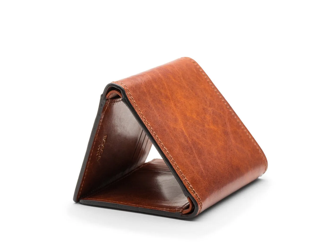Bosca Mens Dolce Collection Double ID Trifold Wallet