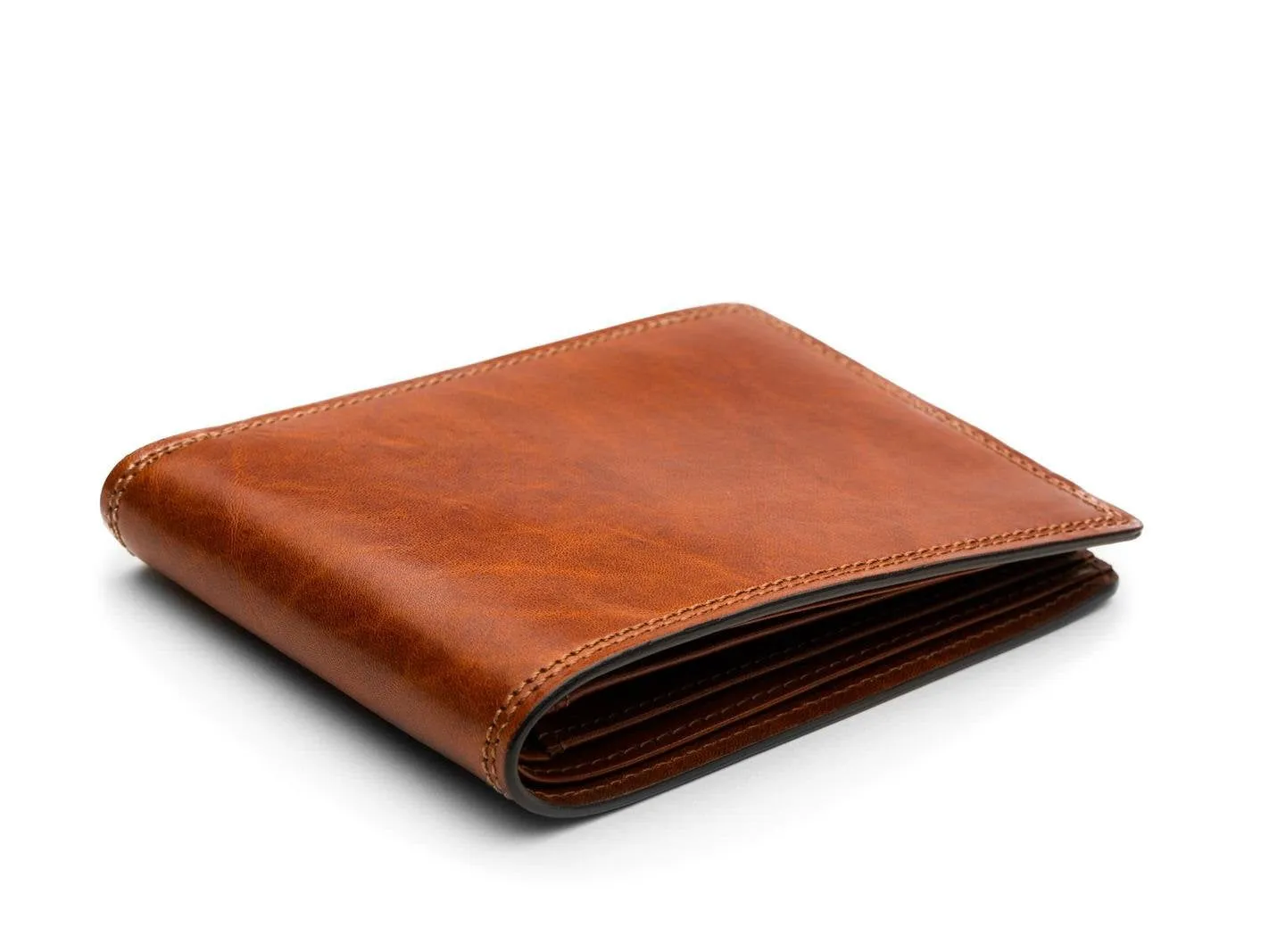 Bosca Men's Dolce Collection - Eight-Pocket Deluxe Executive Wallet w/ Passcase