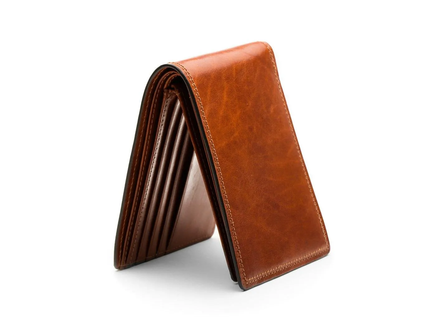 Bosca Men's Dolce Collection - Eight-Pocket Deluxe Executive Wallet w/ Passcase