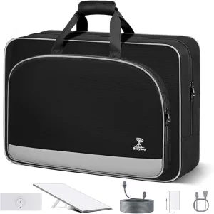 Bosynoy Carrying Case for Starlink Gen 3, Travel Case Fits for Starlink Gen 3 Dish and Accessories, Waterproof Storage Bag with Laptop Pocket, Shockproof Outdoor Travel Bag for Camping and RV