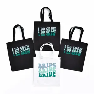 bride   i do crew tote bags