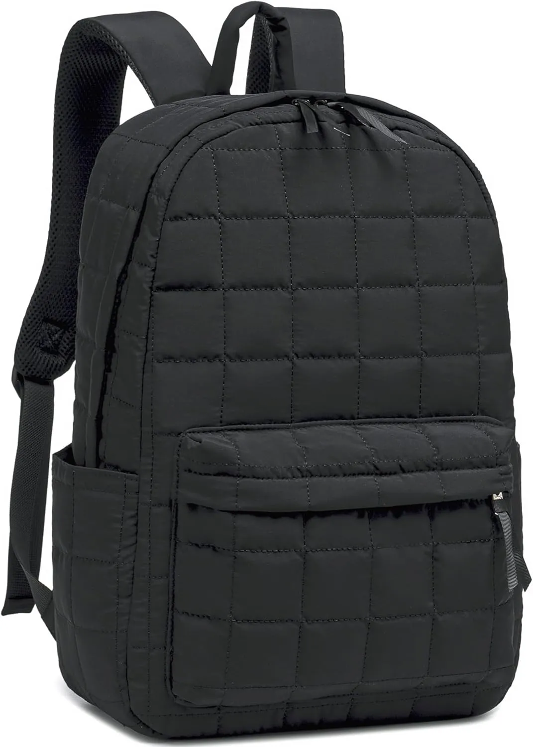 BTOOP Travel Backpack for Women Work Backpack Quilted College Backpacks for School Fit 15.6 Inch Laptop (Quilting-Black)