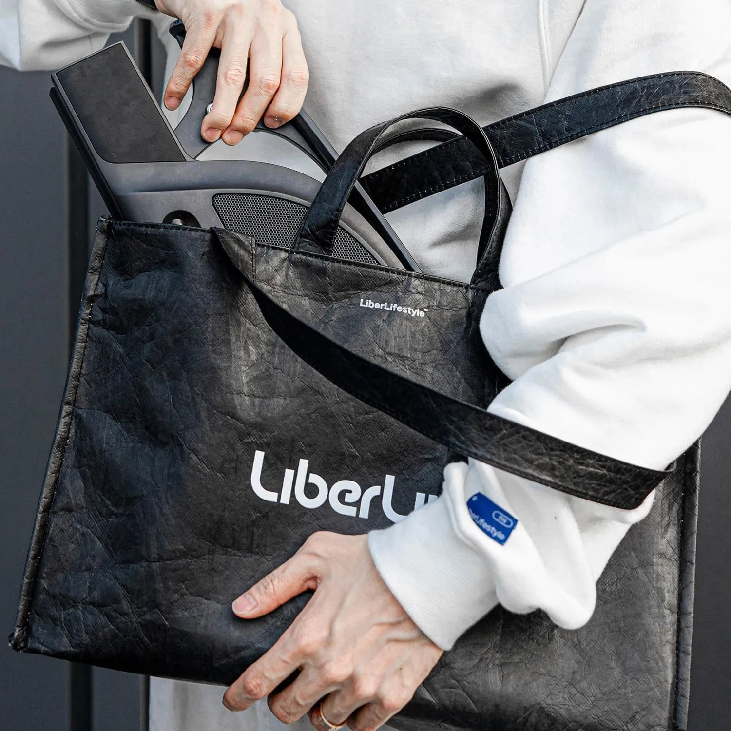 C1 Accessory Package - Tyvek Tote, a Replacement Shoulder Strap, and Chord Stickers (White)