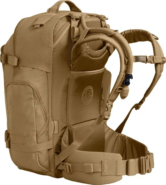 Camelbak BFM 47L Mil-Spec Crux Tactical Backpack w/ 3L Reservoir – Coyote