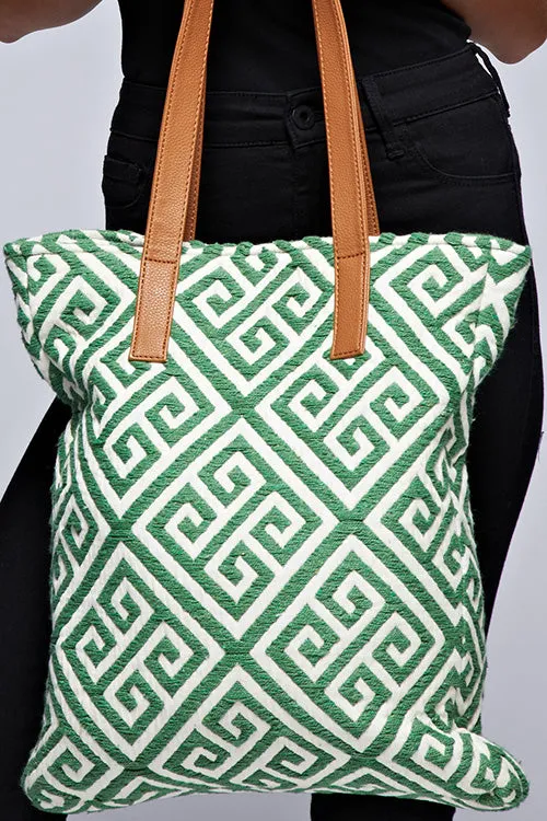 Canvas Tapestry Tote