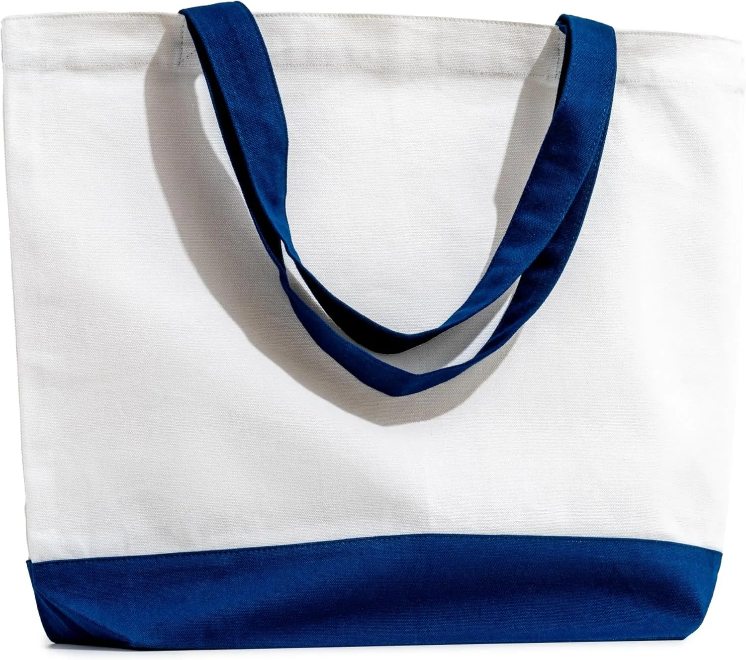 Carrywell (Not Made in China) Canvas Tote Bags In Bulk, Reusable Shopping Bags, Organic Cotton Cloth