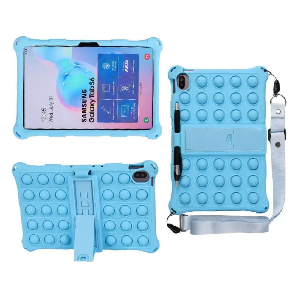 Case for Nokia T20 10.36 Android Nokia T20 Ta-1392 Kids Safe Soft Silicon Push Bubble Tablet Stand Cover for Nokia T20