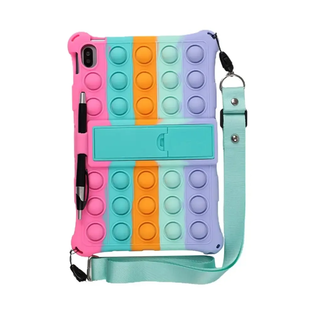 Case for Nokia T20 10.36 Android Nokia T20 Ta-1392 Kids Safe Soft Silicon Push Bubble Tablet Stand Cover for Nokia T20