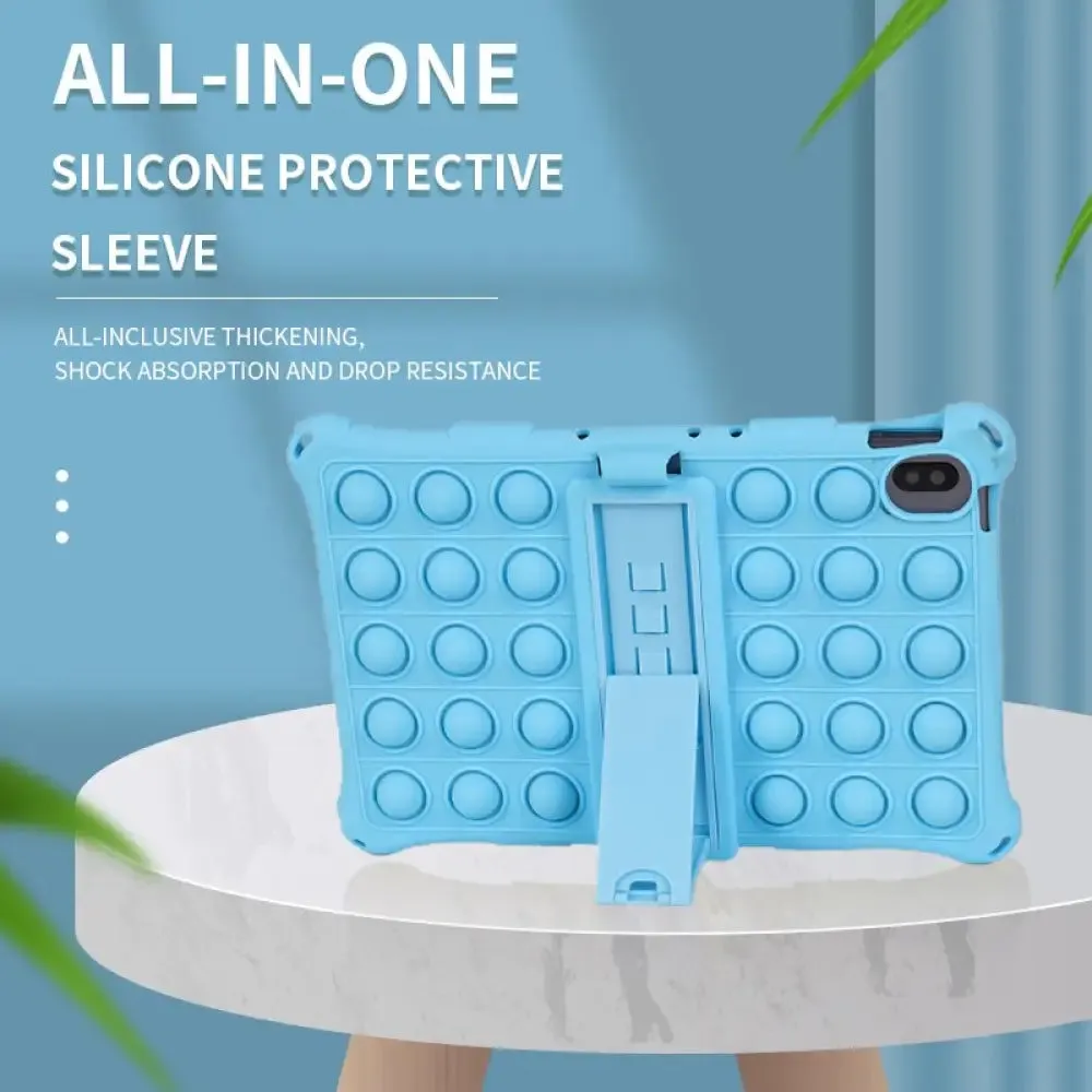 Case for Nokia T20 10.36 Android Nokia T20 Ta-1392 Kids Safe Soft Silicon Push Bubble Tablet Stand Cover for Nokia T20