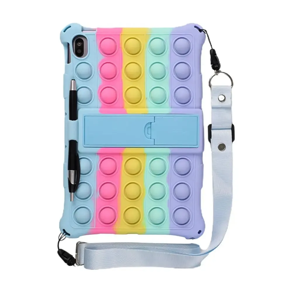 Case for Nokia T20 10.36 Android Nokia T20 Ta-1392 Kids Safe Soft Silicon Push Bubble Tablet Stand Cover for Nokia T20