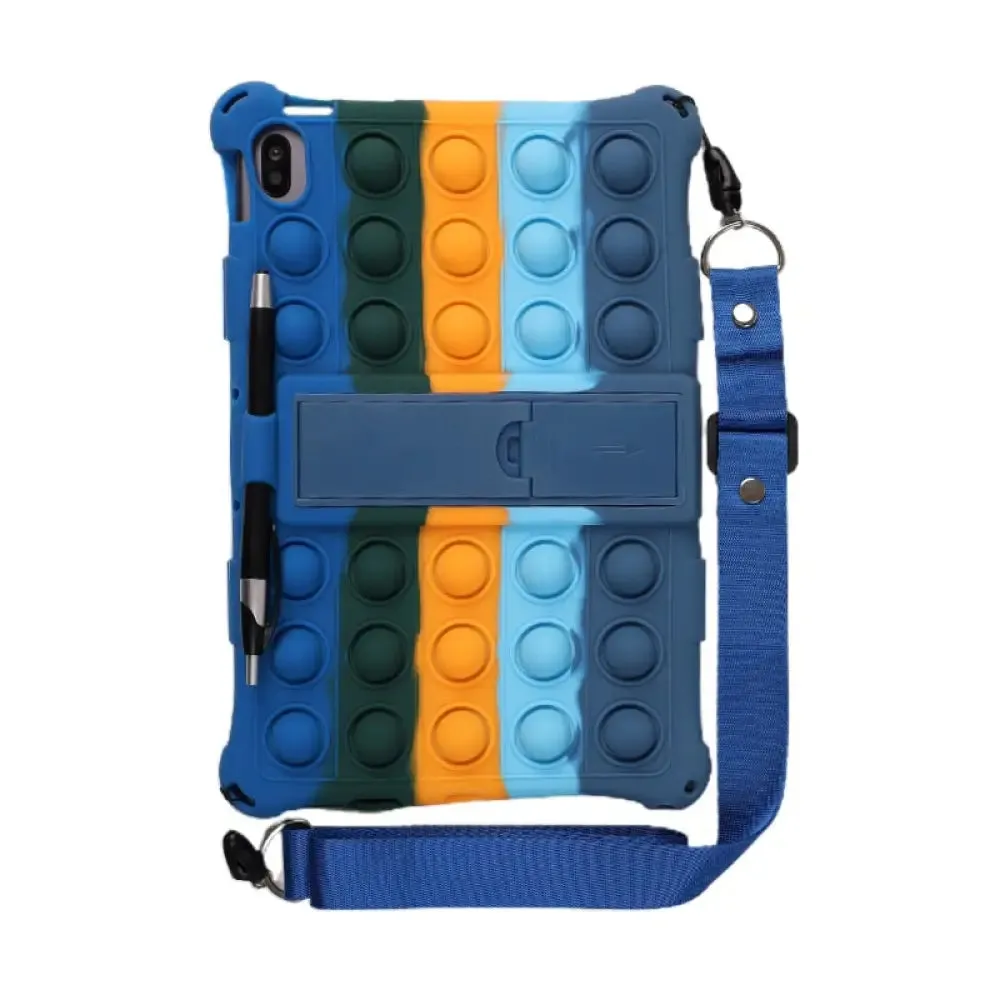 Case for Nokia T20 10.36 Android Nokia T20 Ta-1392 Kids Safe Soft Silicon Push Bubble Tablet Stand Cover for Nokia T20