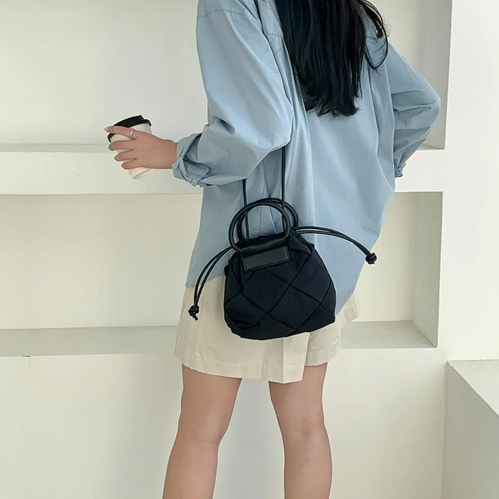 Casual Quilted Crossbody Bags for Women Padding Handbags for Women Soft Cloud Bag Fashion Satchel Shoulder Bag 2024 New