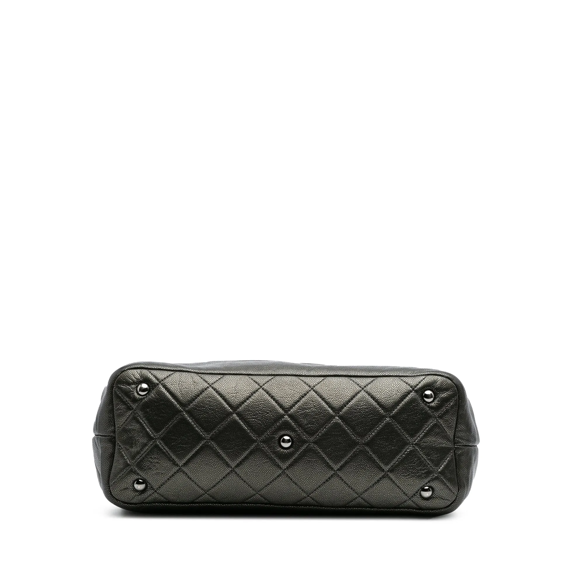 CC Metallic Caviar Soft Tote