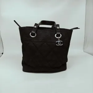Chanel Black Everyday Express international shipping Tote Canvas Flexible Classic