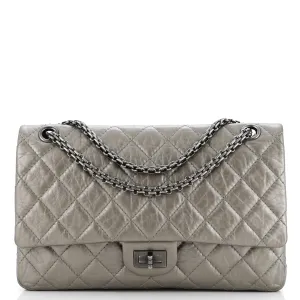 CHANEL Reissue 2.55 Flap Bag Quilted Metallic Aged Calfskin 226