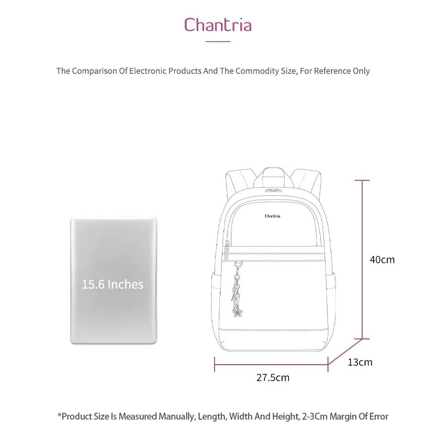 Chantria Elektraz Women Laptop Backpack Business Travel Laptop Backpack Easy Travelling (15.6'')