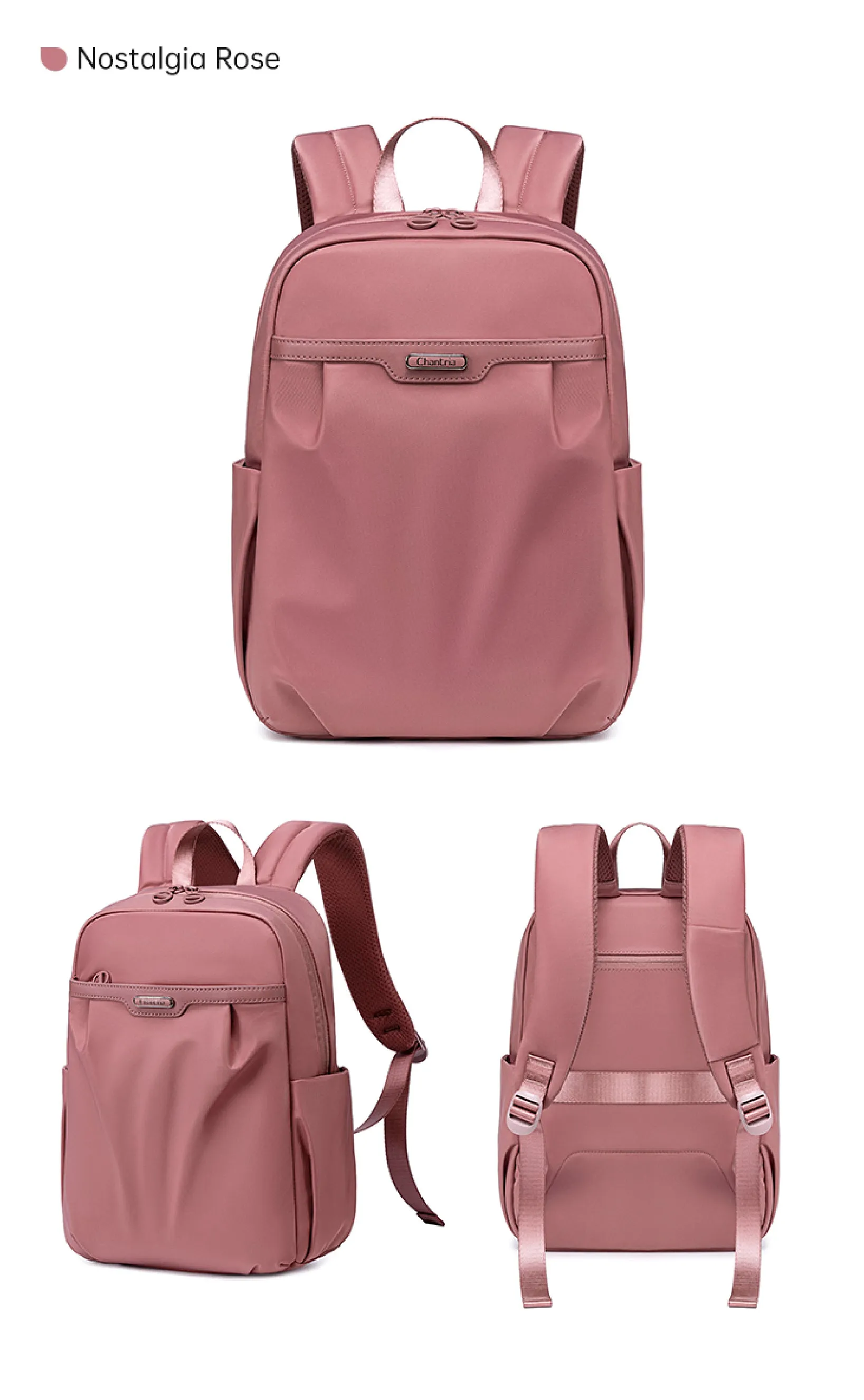 Chantria i-Charmz Women Laptop Backpack Business Travel Multi Compartment Easy Carry Trend (14'')