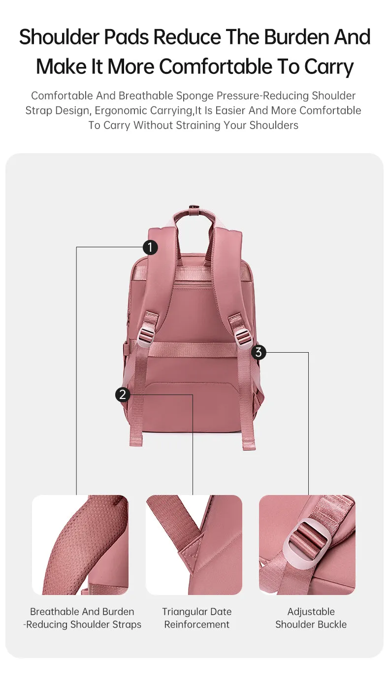 Chantria i-Glow Women Laptop Backpack Business Travel Multi Compartment Easy Carry Trend (15.6'')