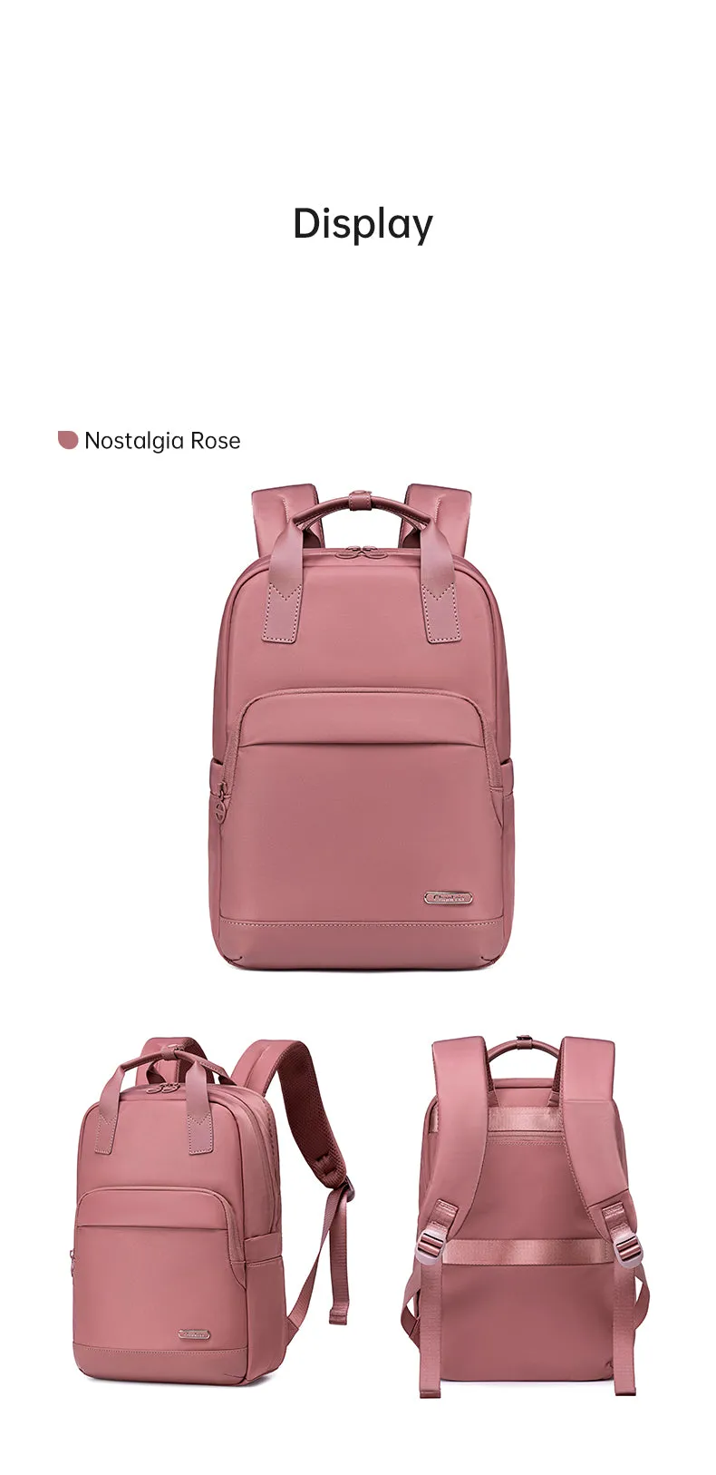 Chantria i-Posh Women Laptop Backpack Business Travel Multi Compartment Easy Carry Trend (15.6'')