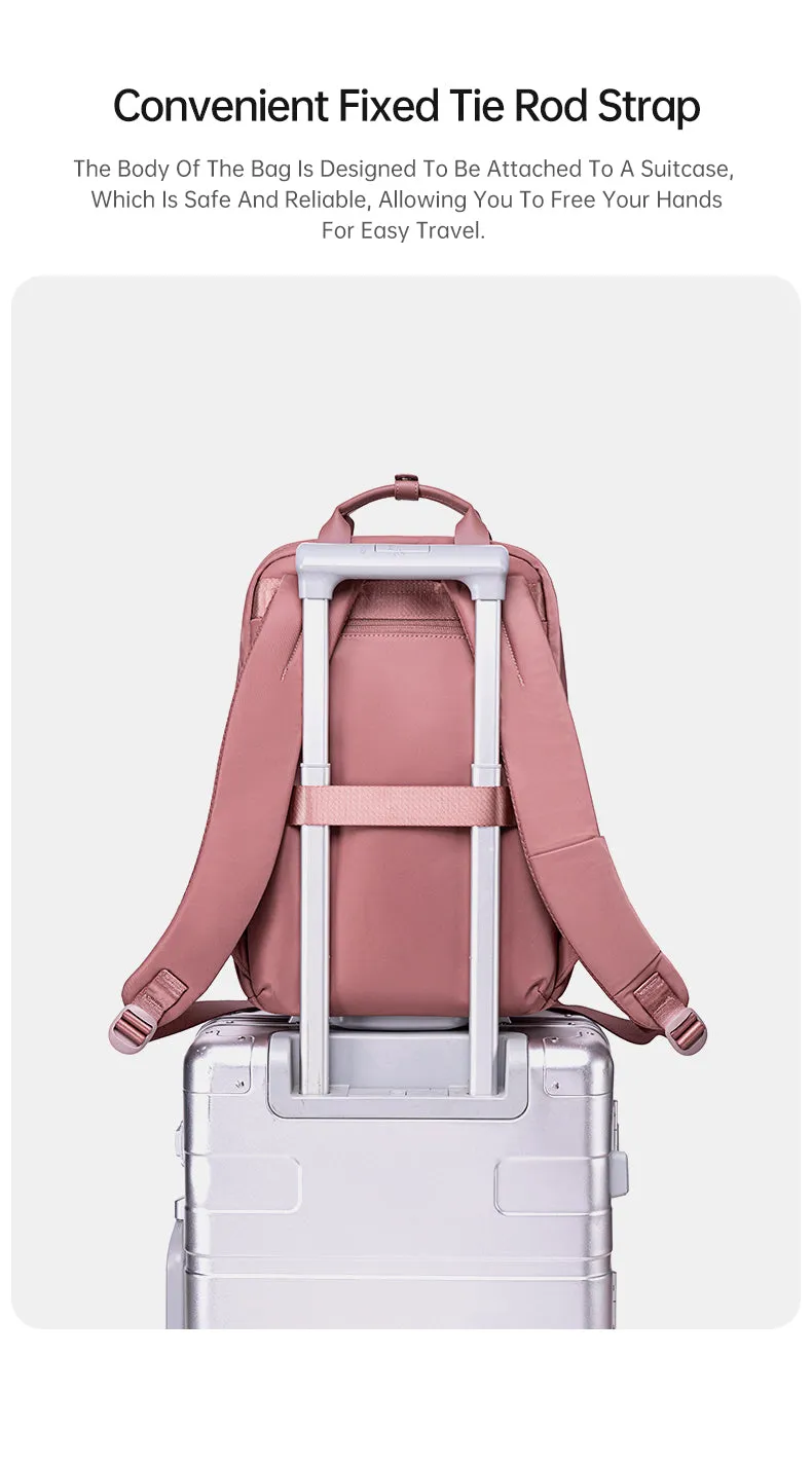 Chantria i-Posh Women Laptop Backpack Business Travel Multi Compartment Easy Carry Trend (15.6'')