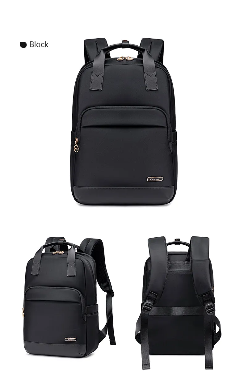 Chantria i-Posh Women Laptop Backpack Business Travel Multi Compartment Easy Carry Trend (15.6'')