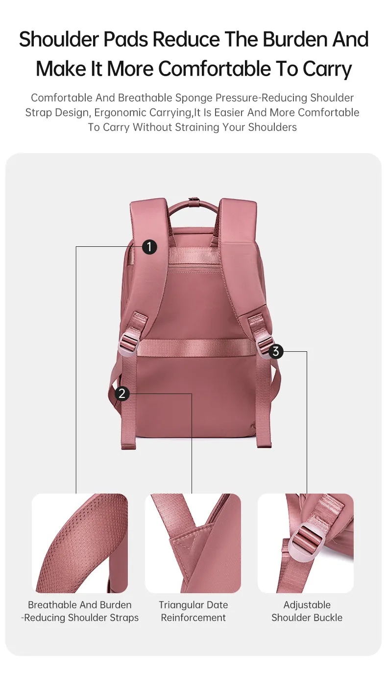 Chantria i-Posh Women Laptop Backpack Business Travel Multi Compartment Easy Carry Trend (15.6'')
